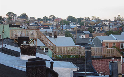 View from the roof deck.